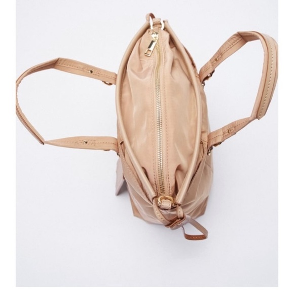 Zara Nylon Mini Tote and Crossbody Bag - Picture 3 of 8